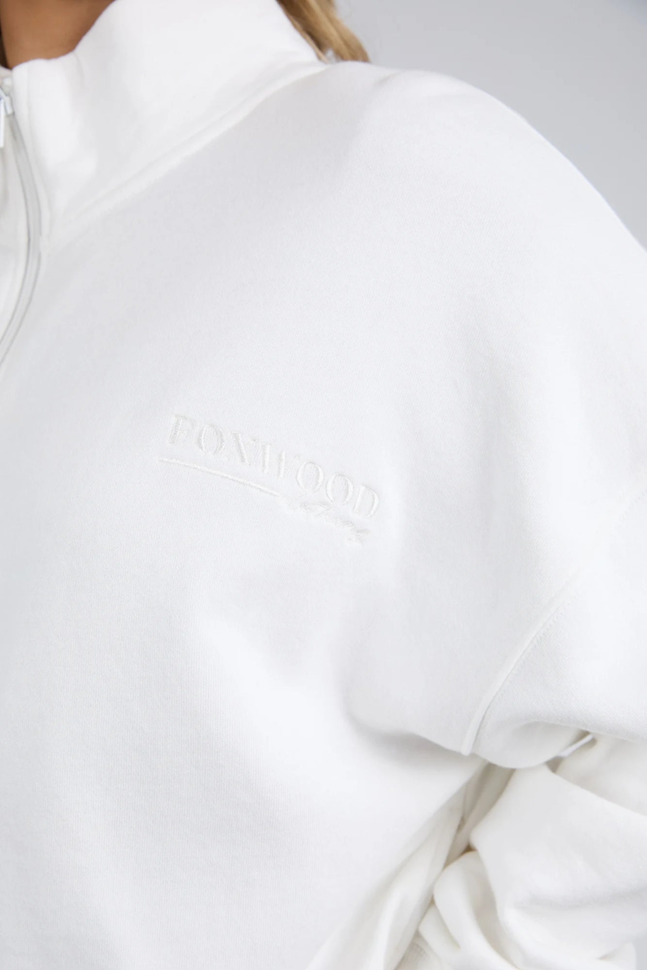 FOXWOOD EMBER ZIP THRU - VINTAGE WHITE - THE VOGUE STORE