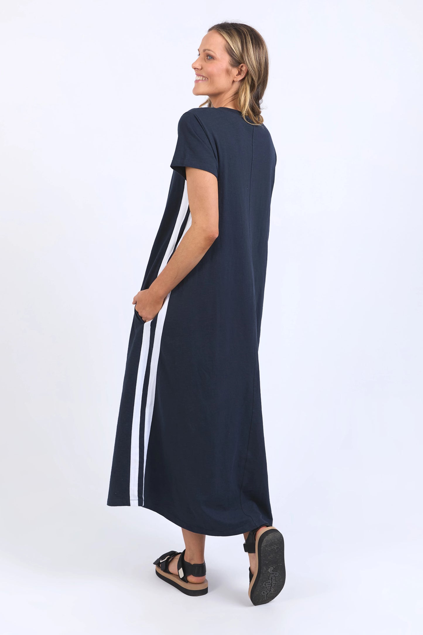FOXWOOD RECOVERY DRESS - NAVY - THE VOGUE STORE
