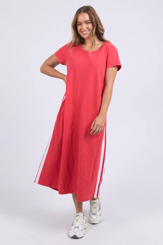 FOXWOOD RECOVERY DRESS - RED - THE VOGUE STORE