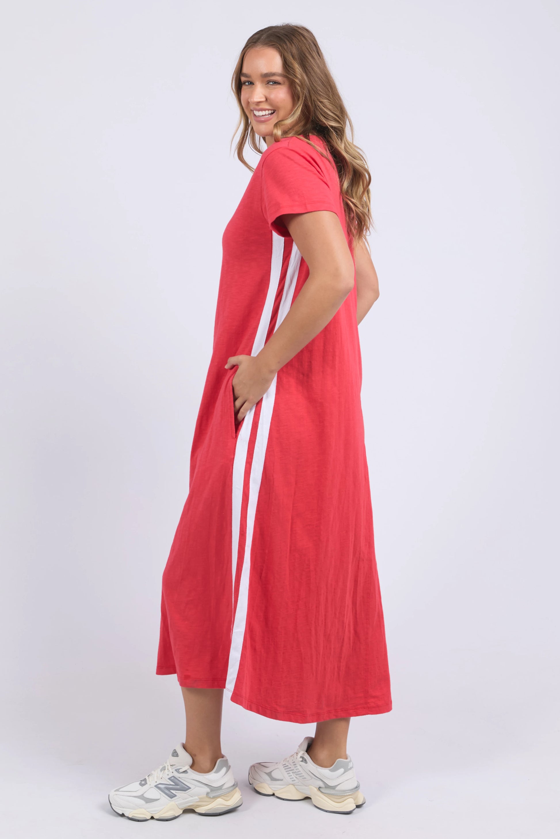 FOXWOOD RECOVERY DRESS - RED - THE VOGUE STORE