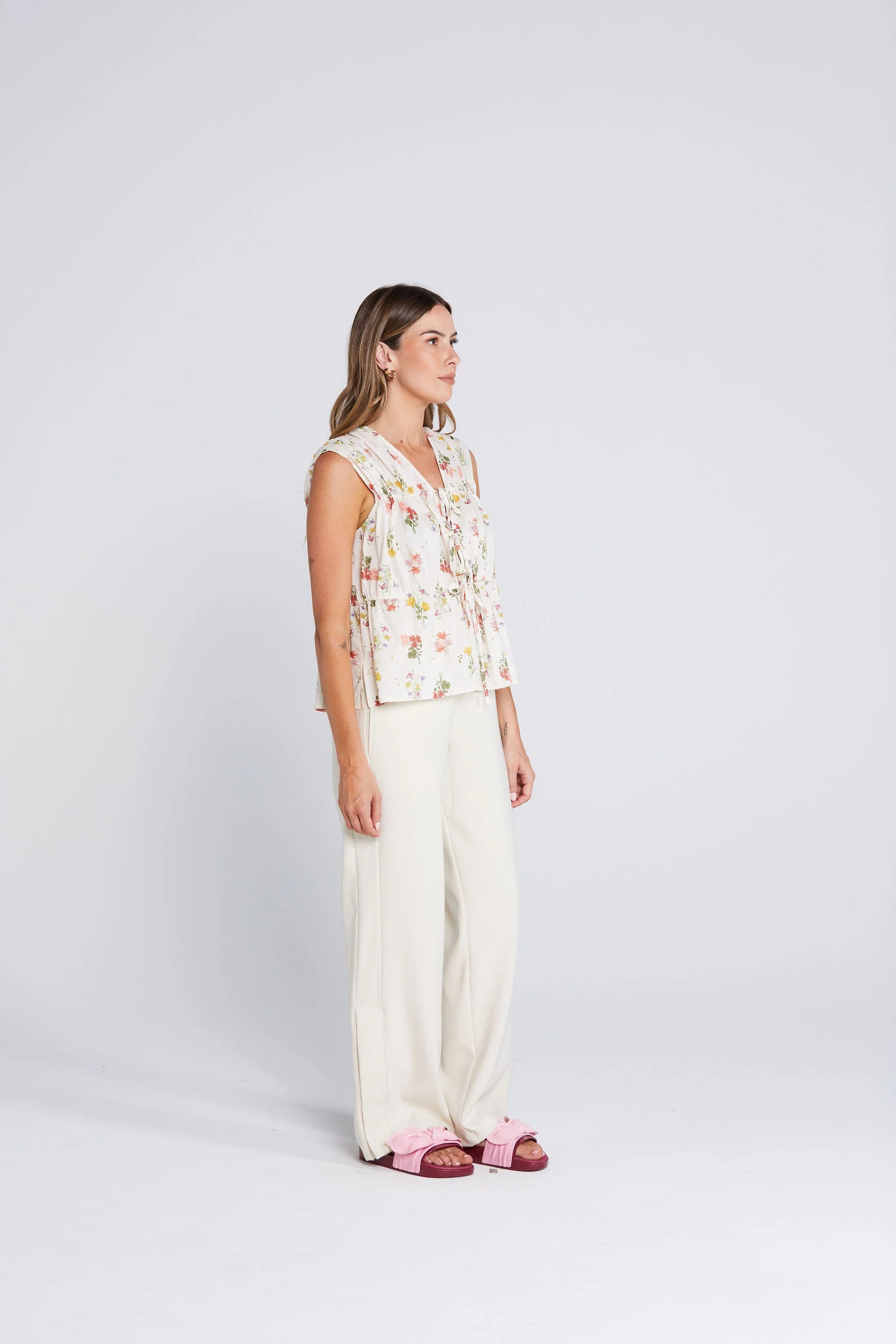 THING THING BELLE TIE TOP - SUMMER HAVEN - THE VOGUE STORE
