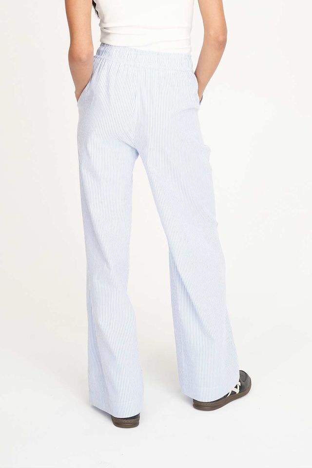 HUFFER CRUISE LOUNGE PANT - ICE BLUE STRIPE - THE VOGUE STORE