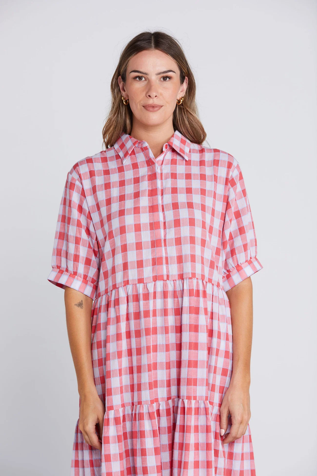 THING THING LUNA DRESS - CHECK MATE - THE VOGUE STORE