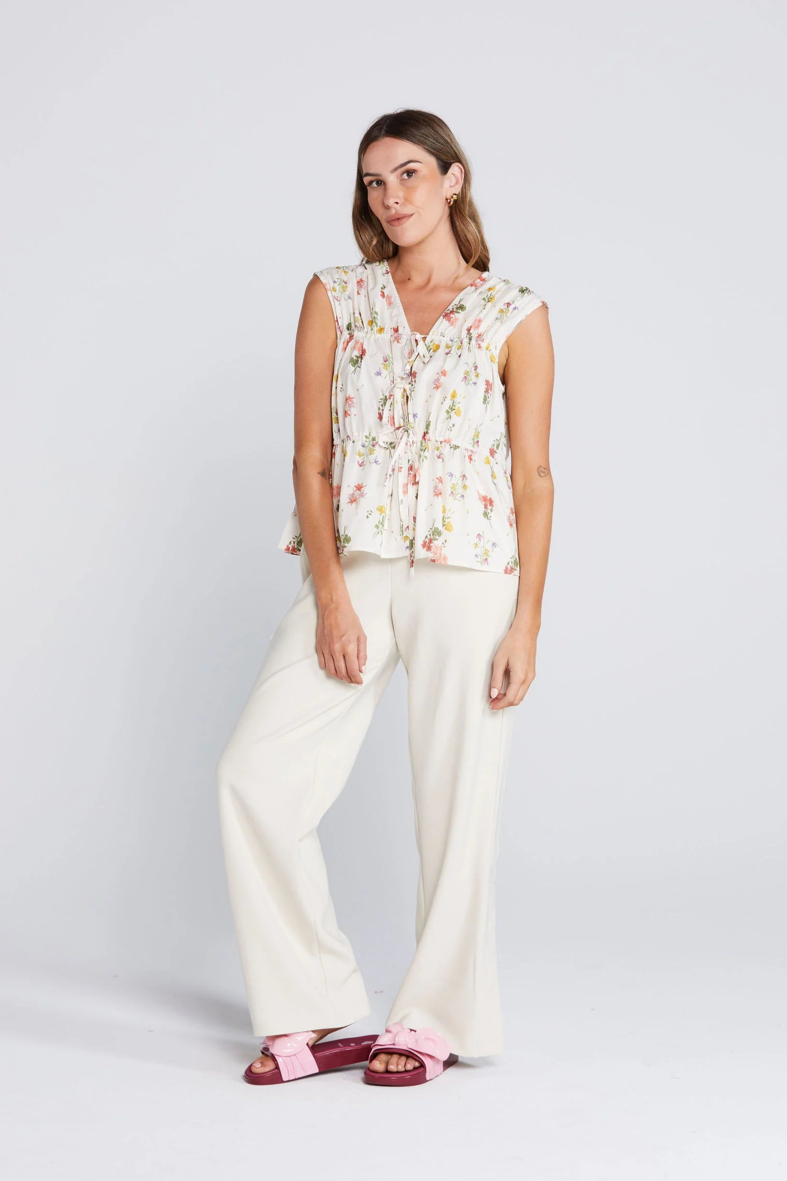 THING THING BELLE TIE TOP - SUMMER HAVEN - THE VOGUE STORE