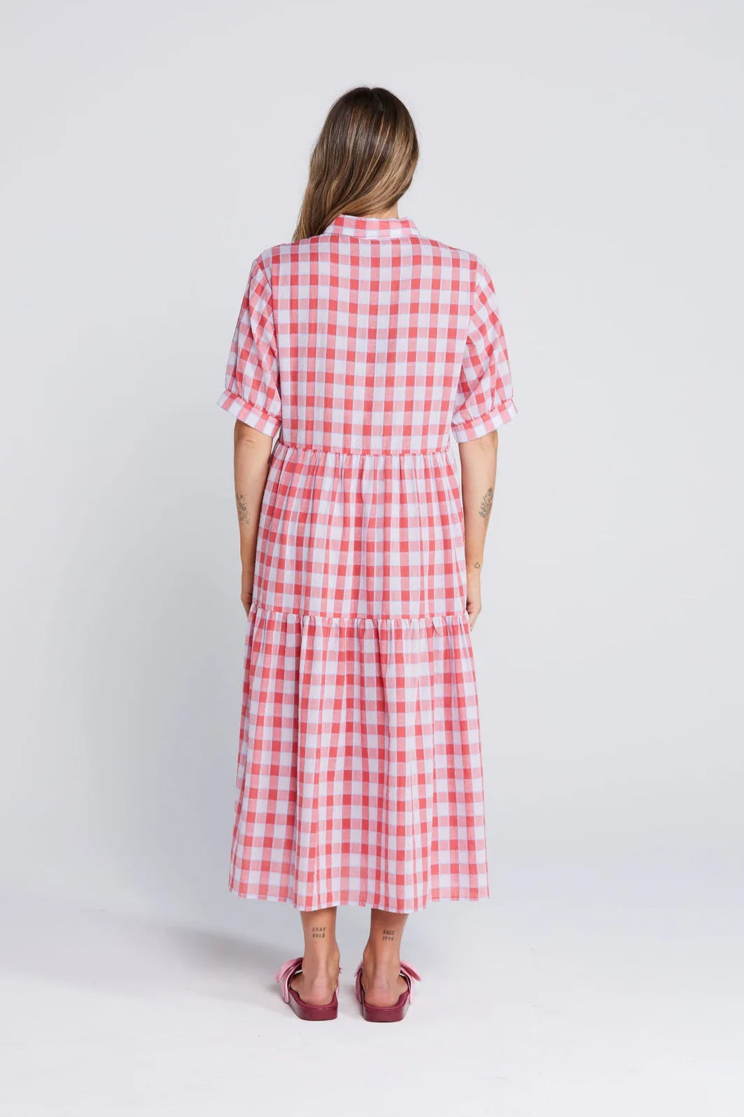 THING THING LUNA DRESS - CHECK MATE - THE VOGUE STORE