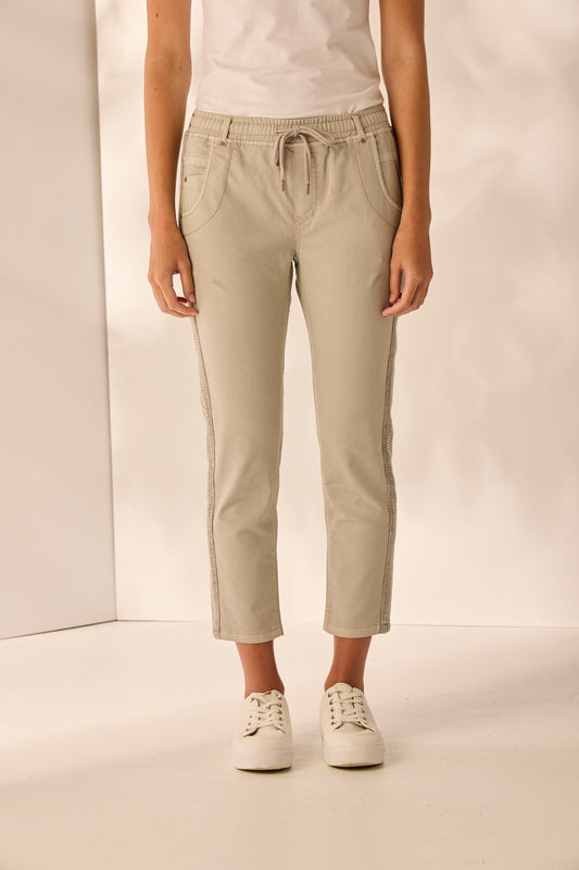 LANIA ZANE BOYFRIEND JEAN - NATURAL - THE VOGUE STORE