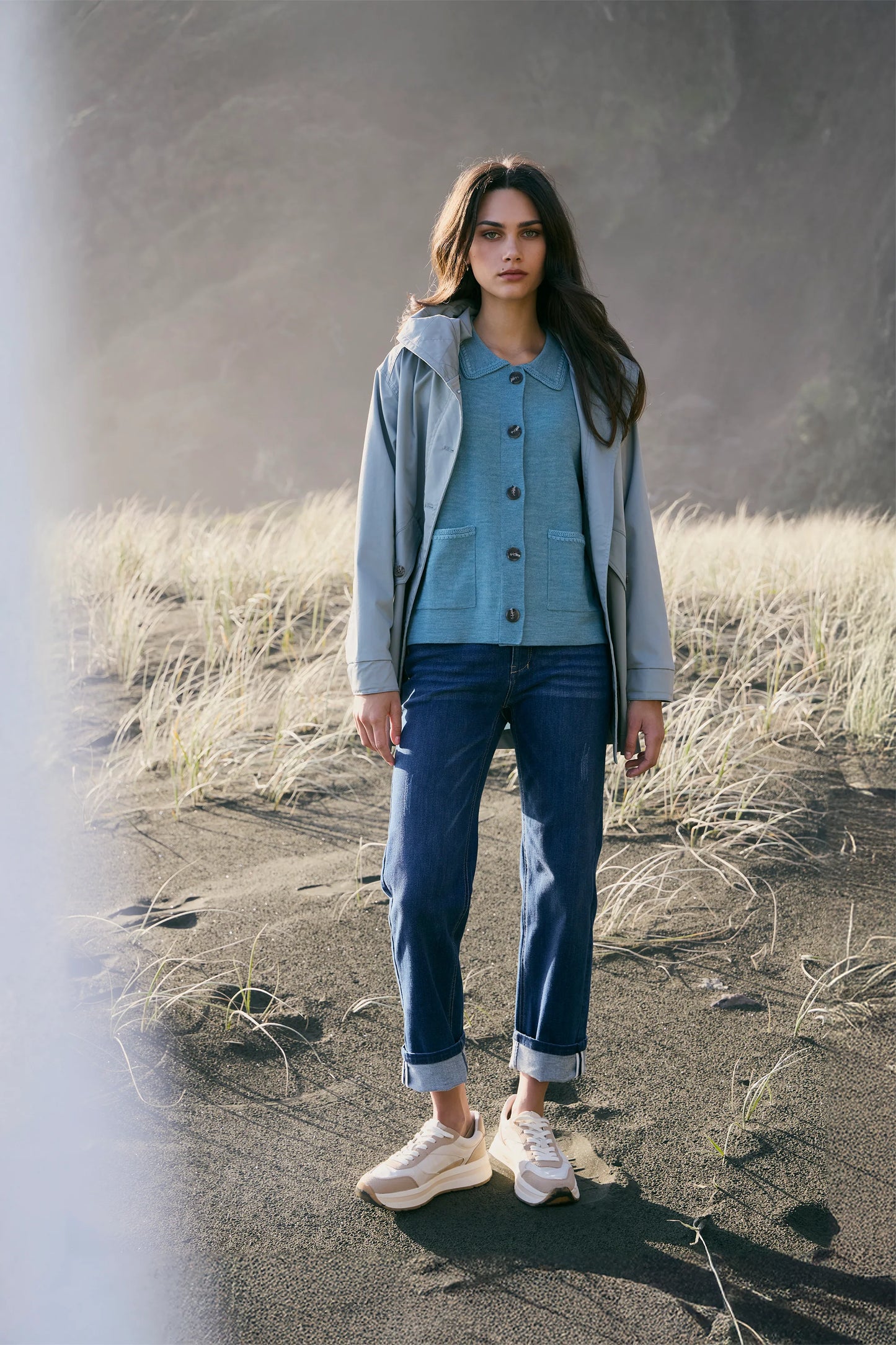 LANIA LEGAL WIDE JEAN - INDIGO - THE VOGUE STORE