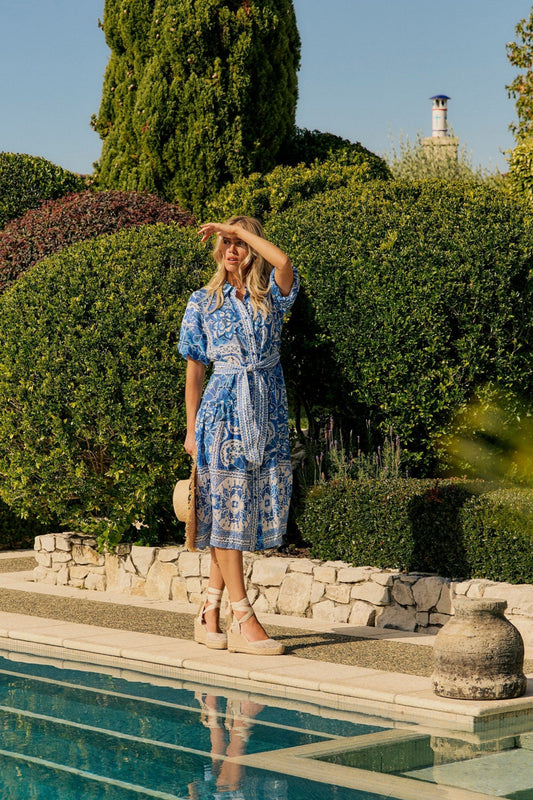 LANIA PORTO DRESS - PORTO PRINT - THE VOGUE STORE
