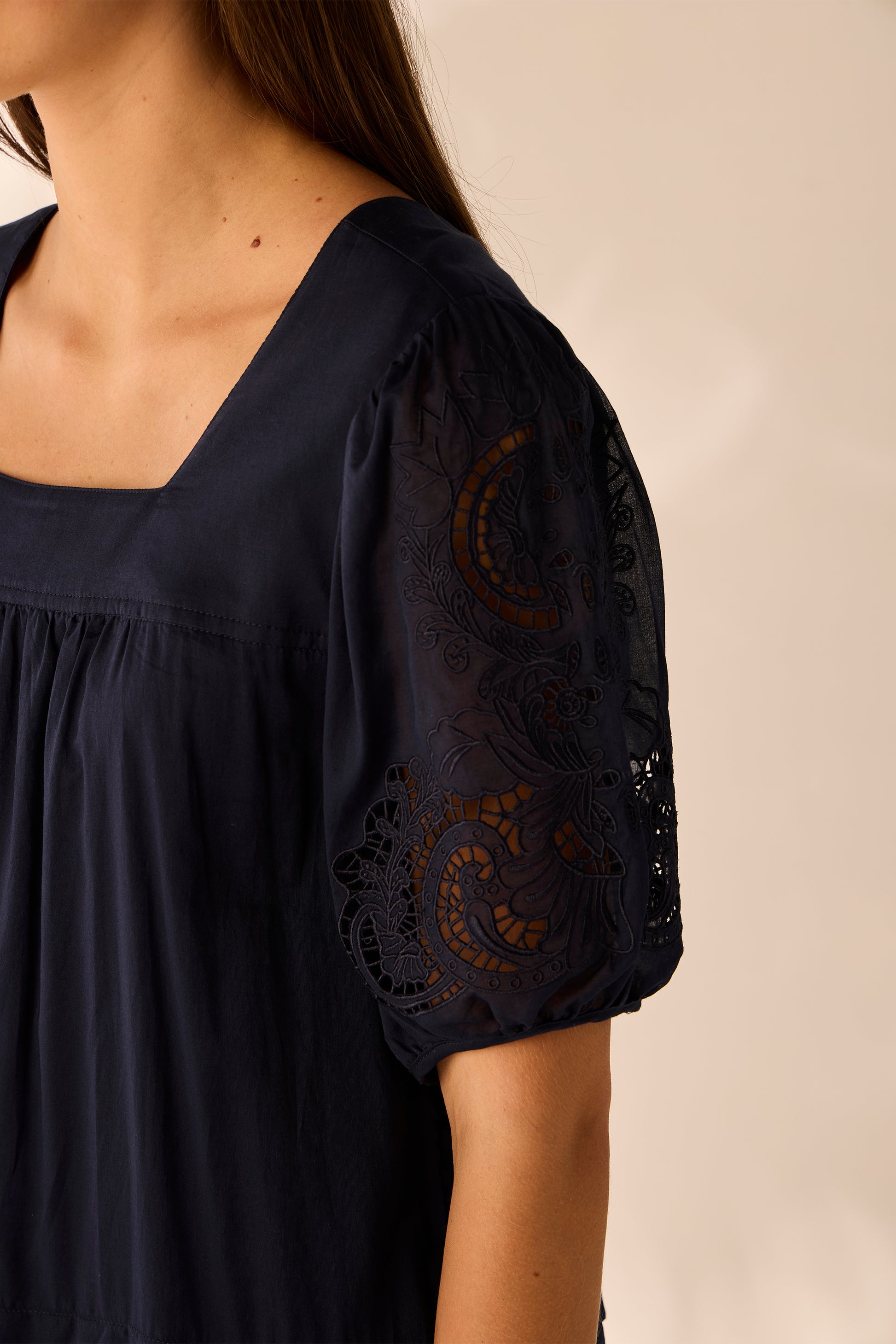 LANIA THORN DRESS - INK - THE VOGUE STORE