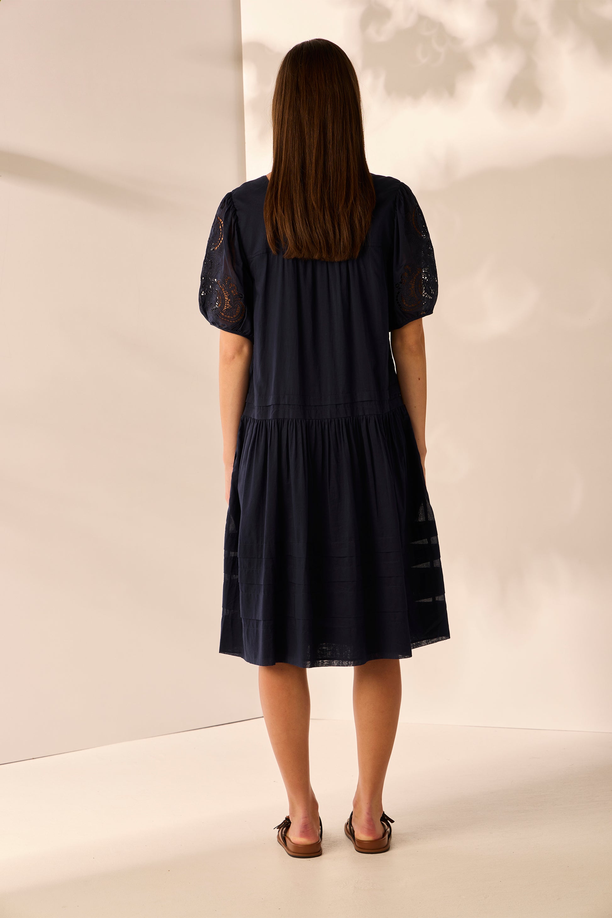 LANIA THORN DRESS - INK - THE VOGUE STORE