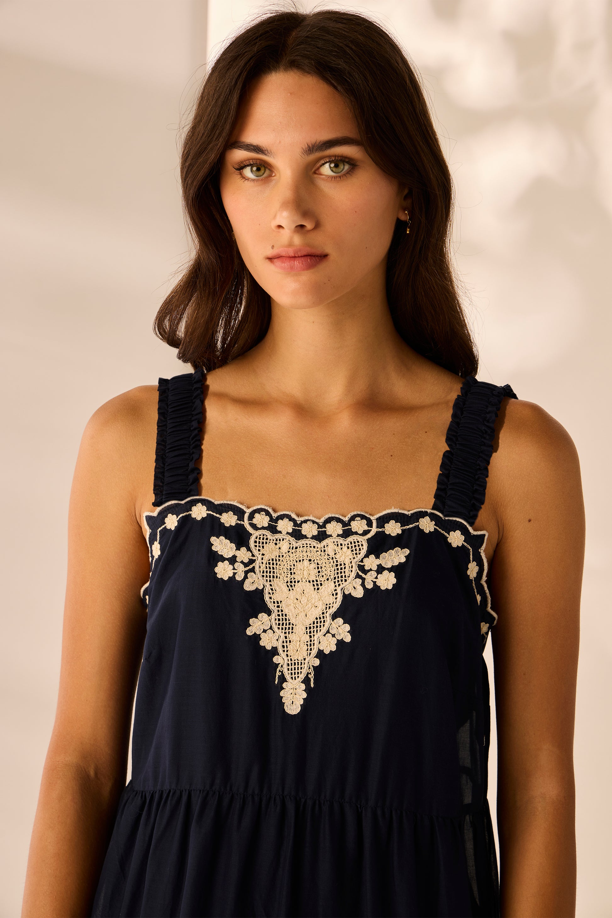 LANIA SUMMIT DRESS - INK - THE VOGUE STORE