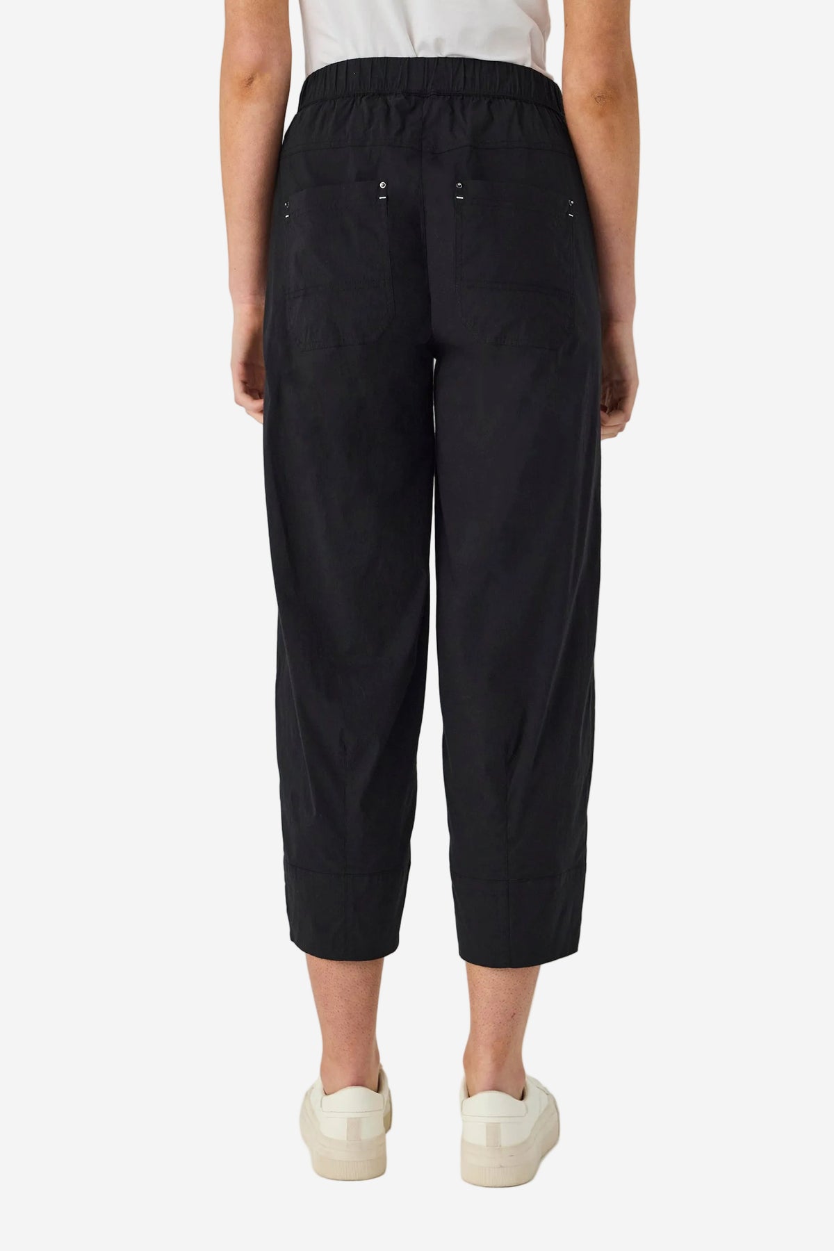 LANIA BARREL PANT - BLACK - THE VOGUE STORE