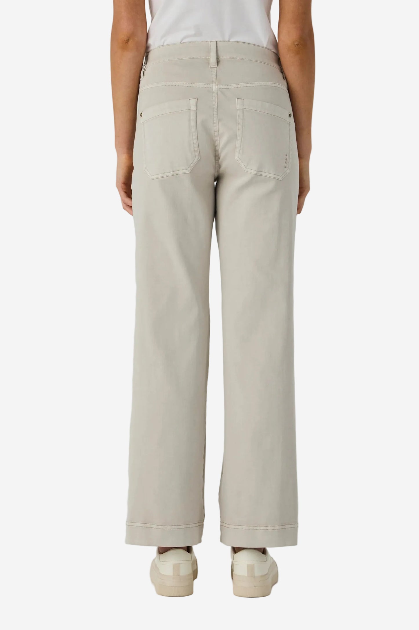 LANIA CHROME JEAN - ALMOND - THE VOGUE STORE