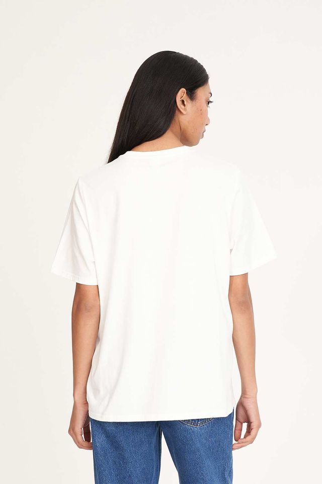 HUFFER CLASSIC TEE 170/RALLY - CHALK - THE VOGUE STORE