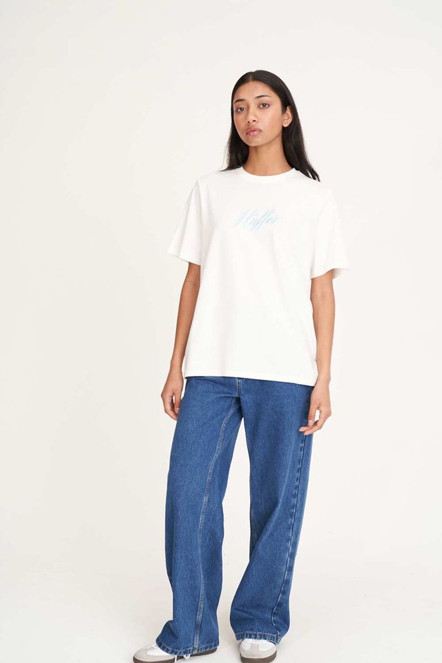 HUFFER CLASSIC TEE 170/RALLY - CHALK - THE VOGUE STORE
