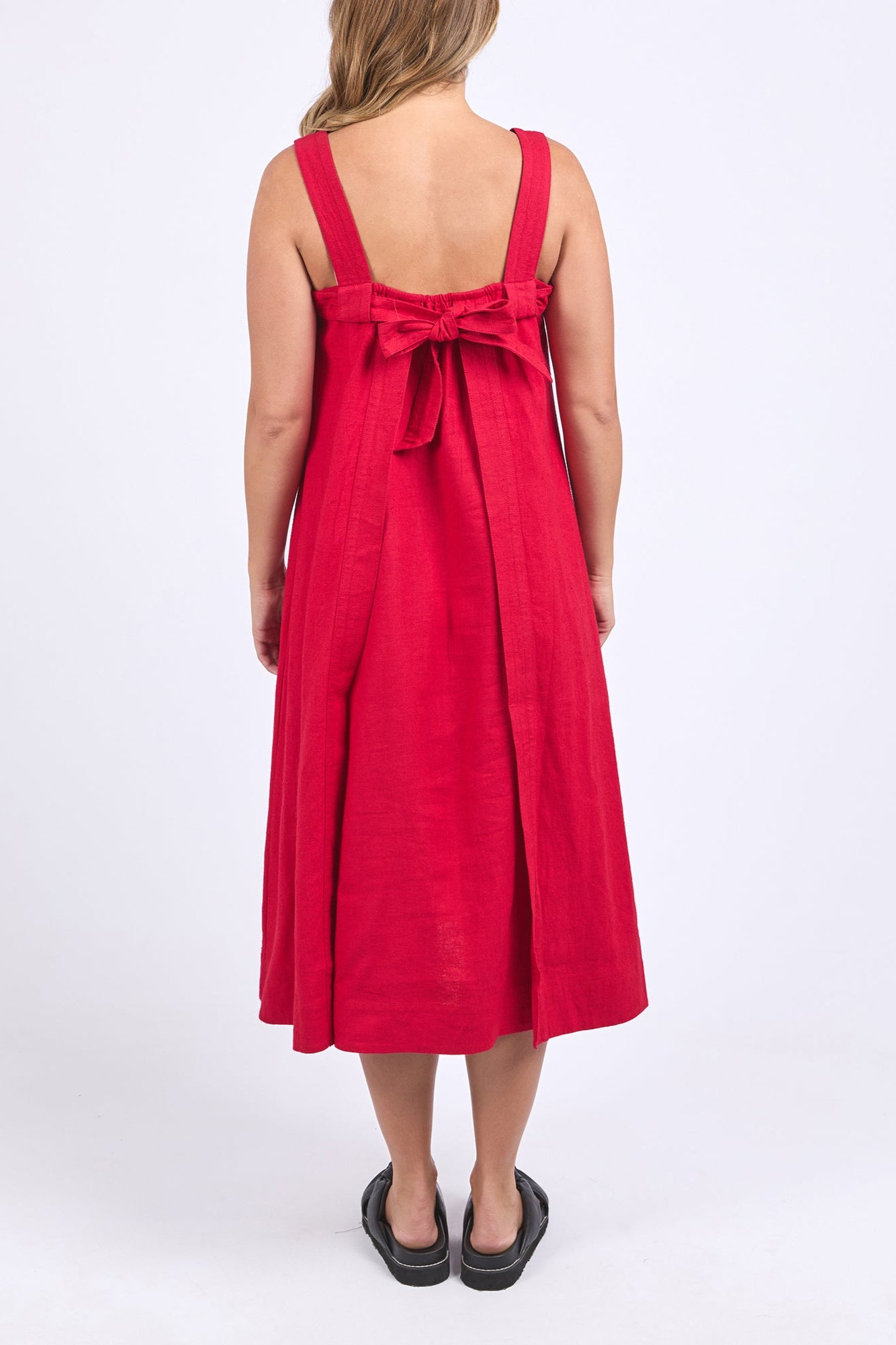 FOXWOOD LOURDES DRESS - CRIMSON - THE VOGUE STORE