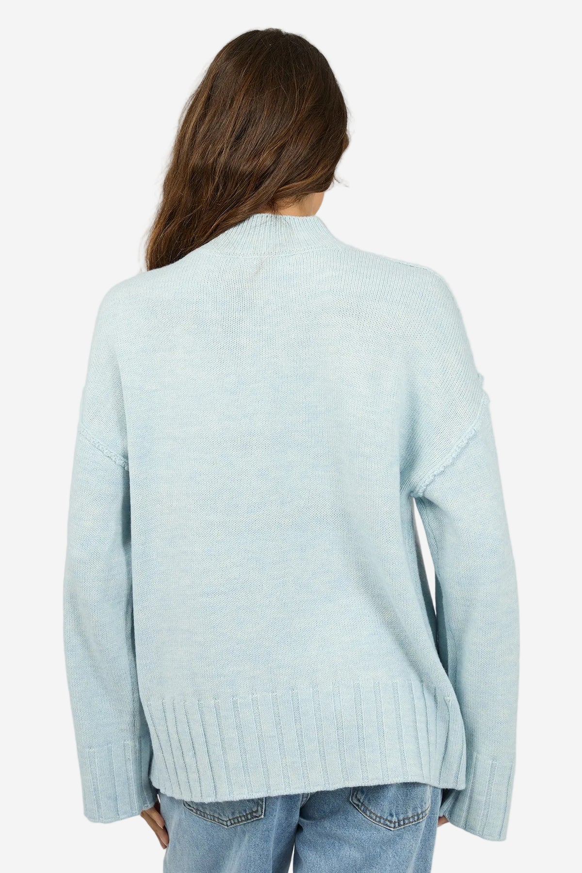 SILENT THOERY LOTUS JUMPER - LIGHT BLUE - THE VOGUE STORE
