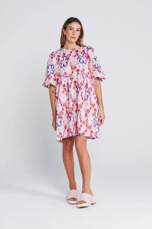 THING THING SPIN DRESS - SQUIGGLE BLOOM - THE VOGUE STORE