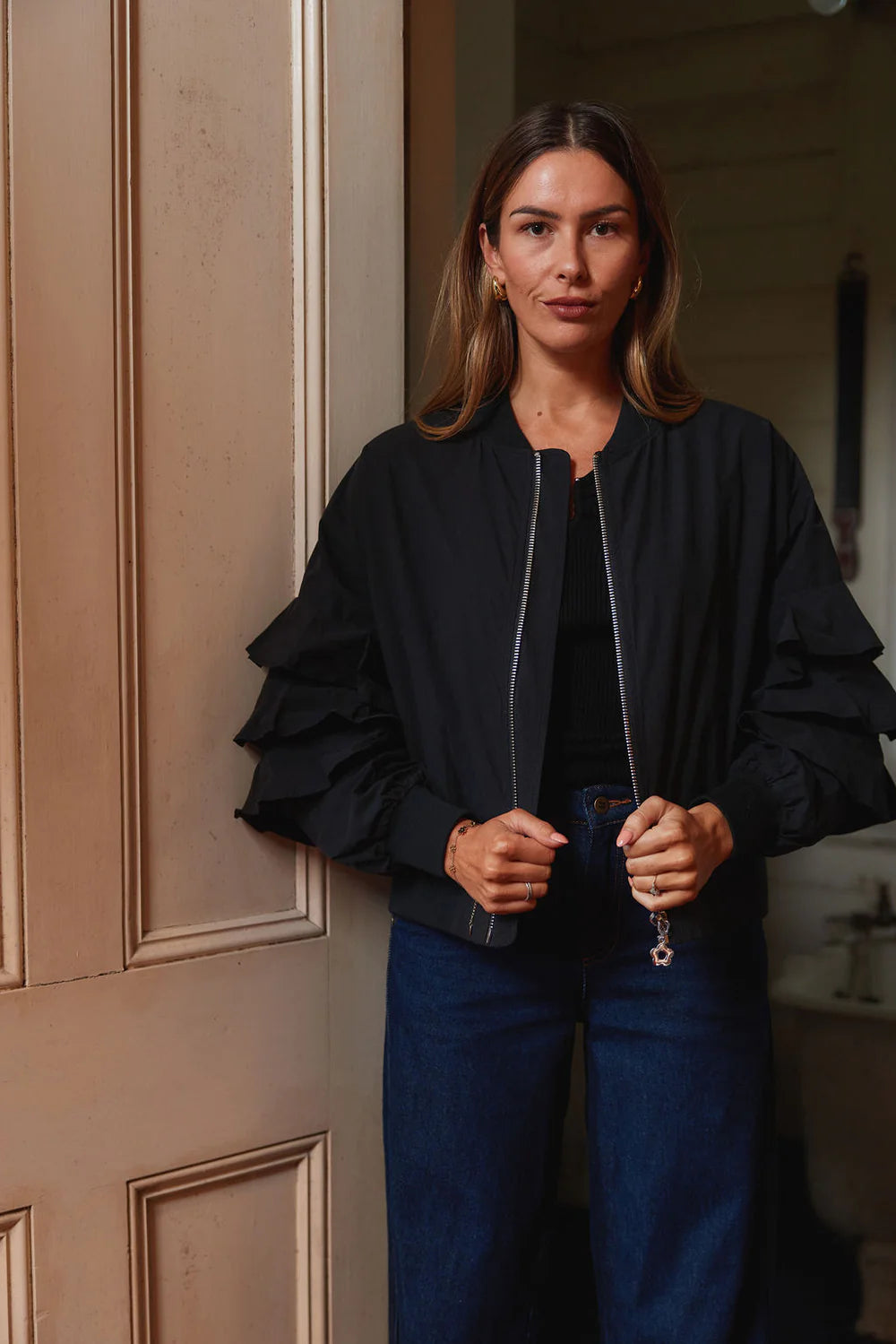 THING THING CASSETTE JACKET - BLACK - THE VOGUE STORE