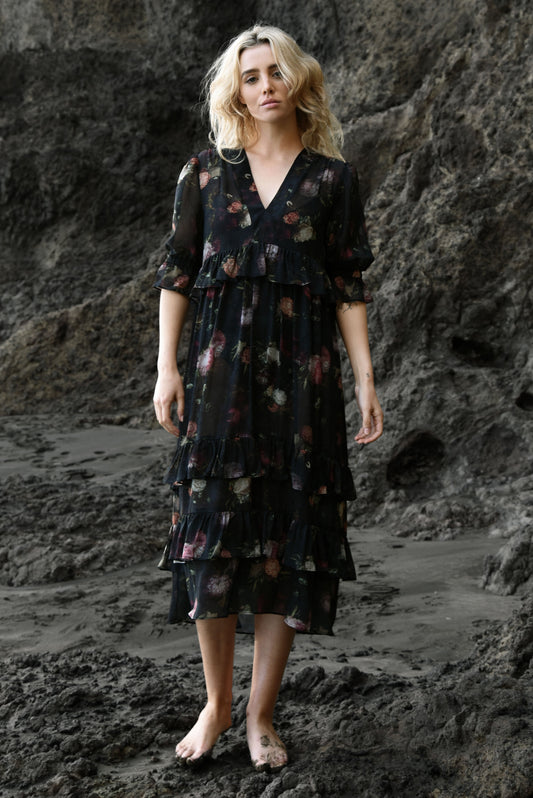 CURATE DECKED OUT DRESS - FLORAL - THE VOGUE STORE