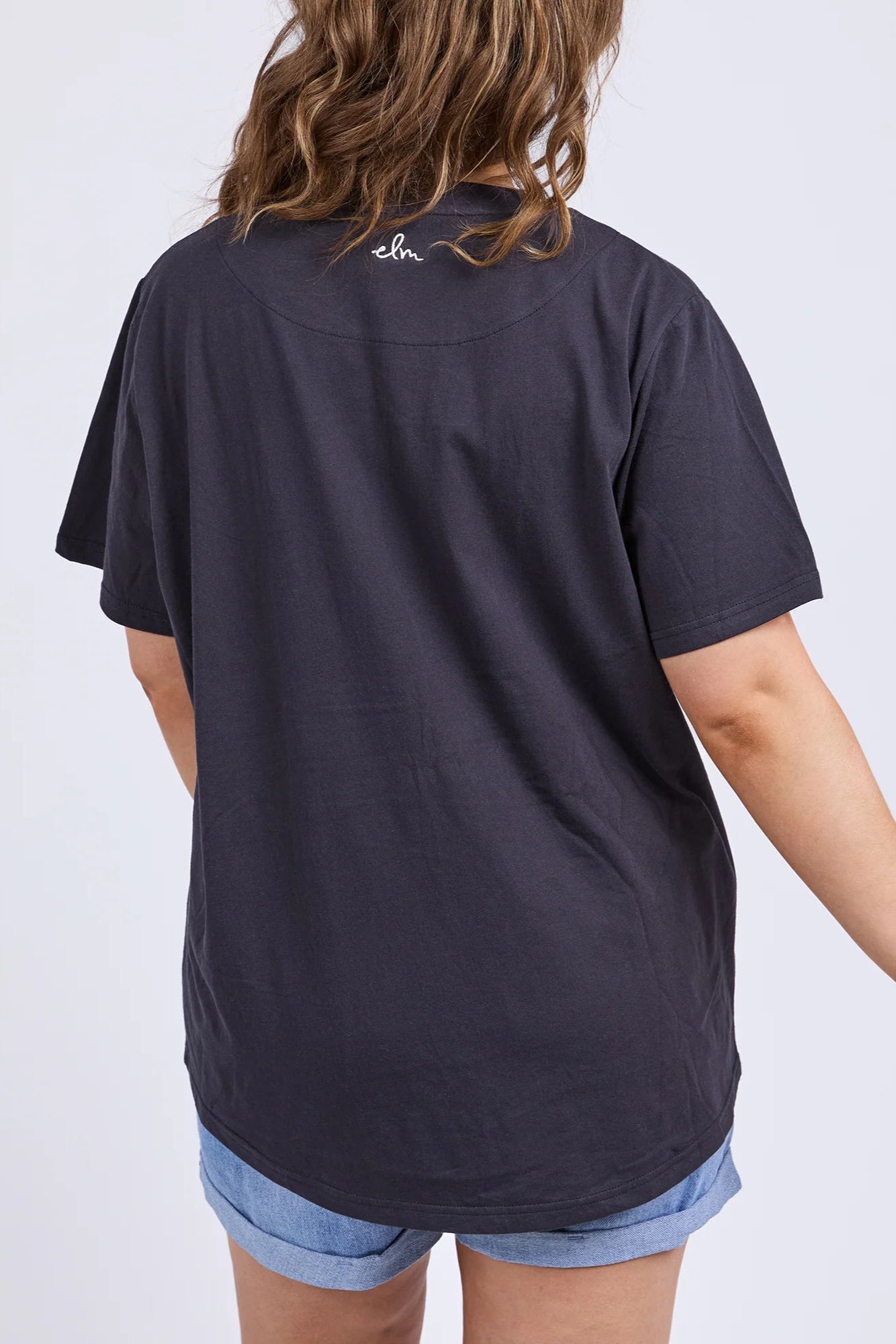 ELM AZALEA TEE - NAVY - THE VOGUE STORE