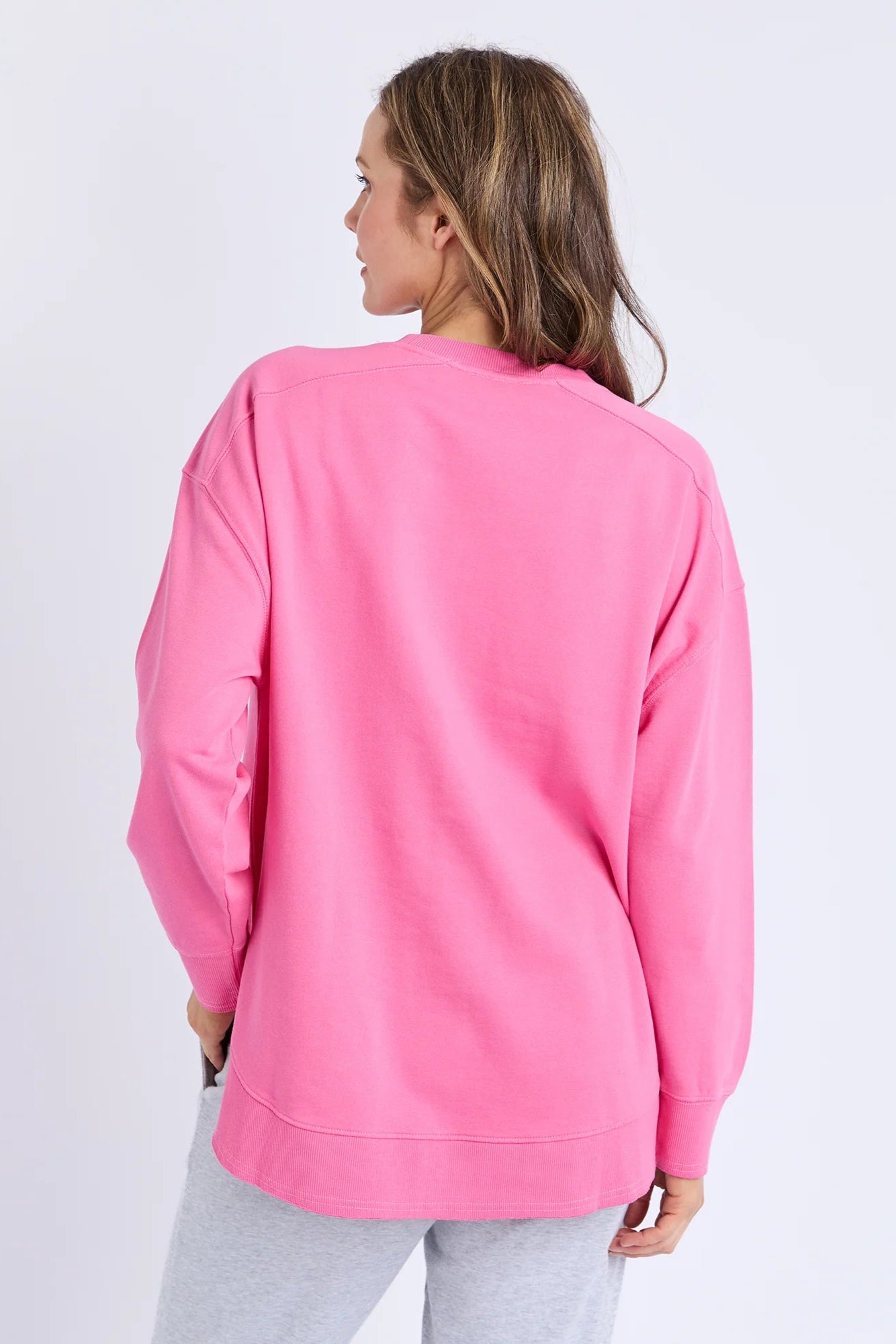 ELM ESTABLISHED CREW - AURORA PINK - THE VOGUE STORE