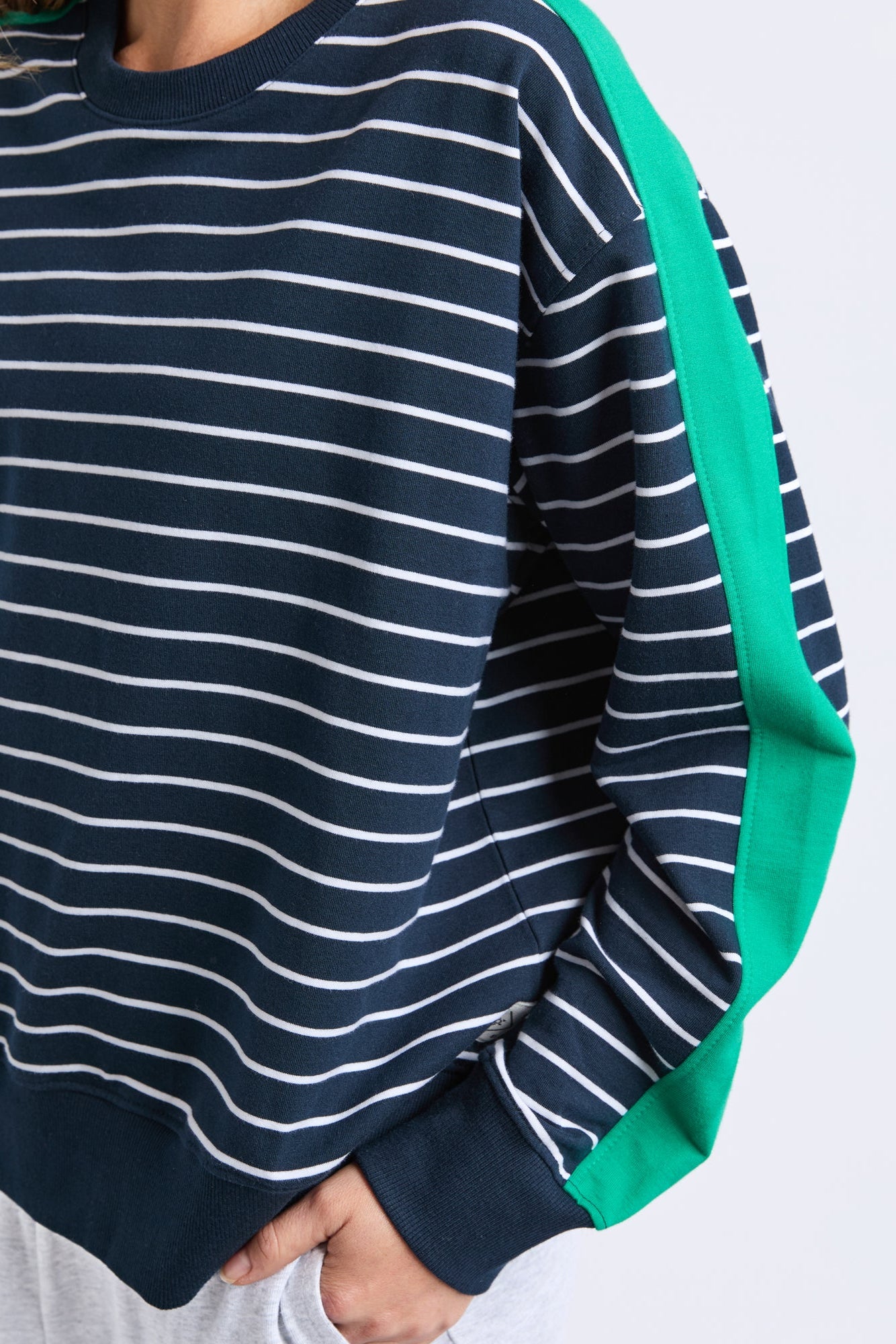 ELM SLOANE CREW - STRIPE - THE VOGUE STORE