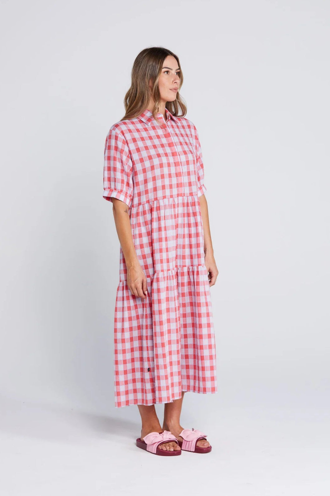 THING THING LUNA DRESS - CHECK MATE - THE VOGUE STORE