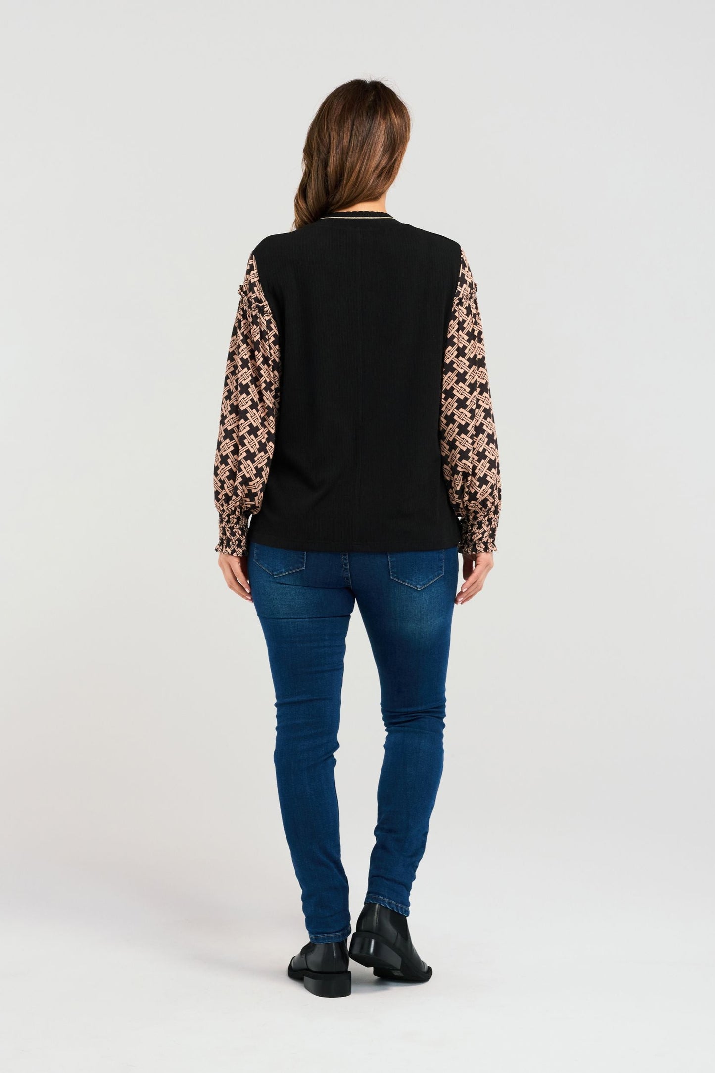 ZAFINA KIANA TOP - BASKET WEAVE - THE VOGUE STORE