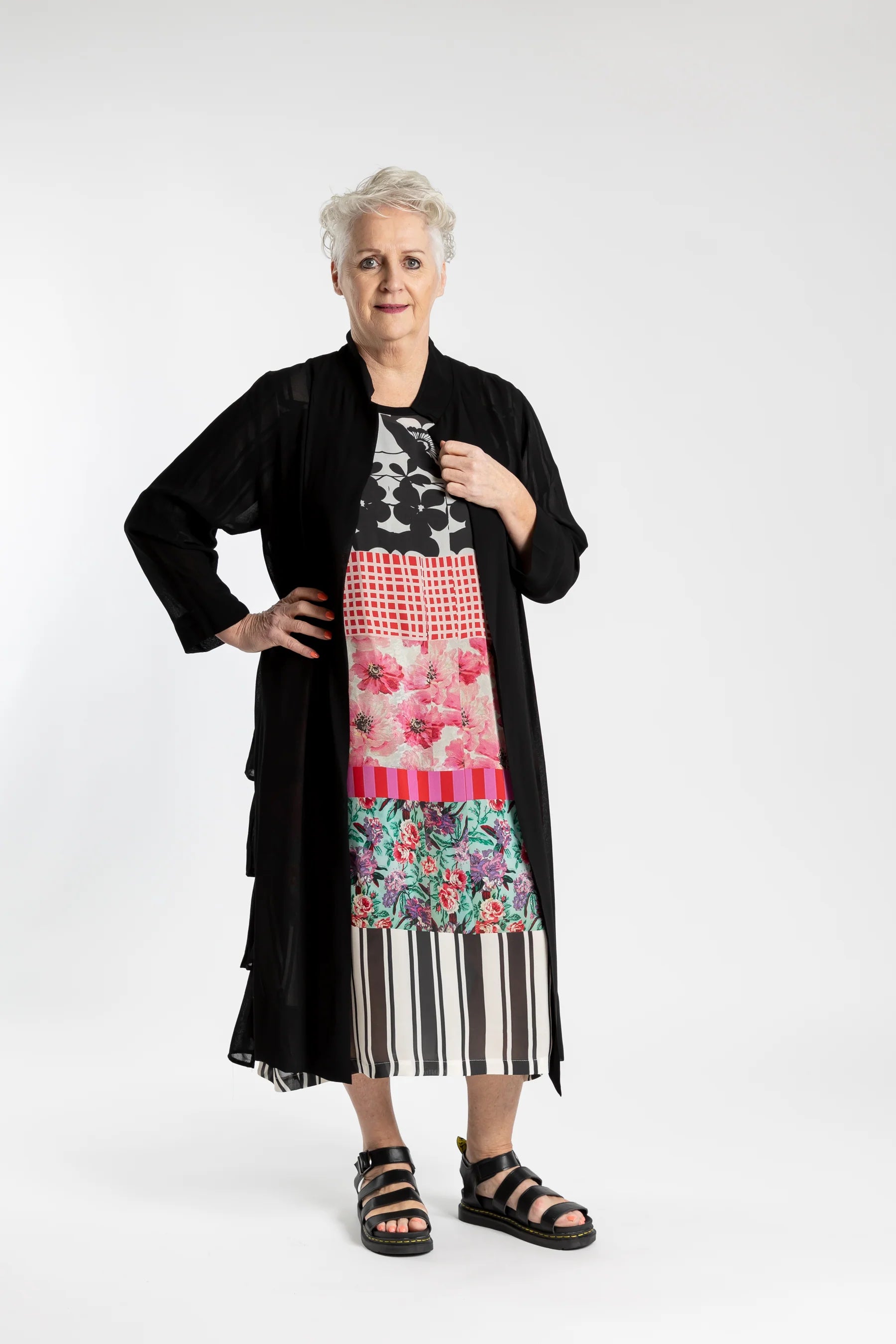JELLICOE BACK FRILLED DUSTER - THE VOGUE STORE