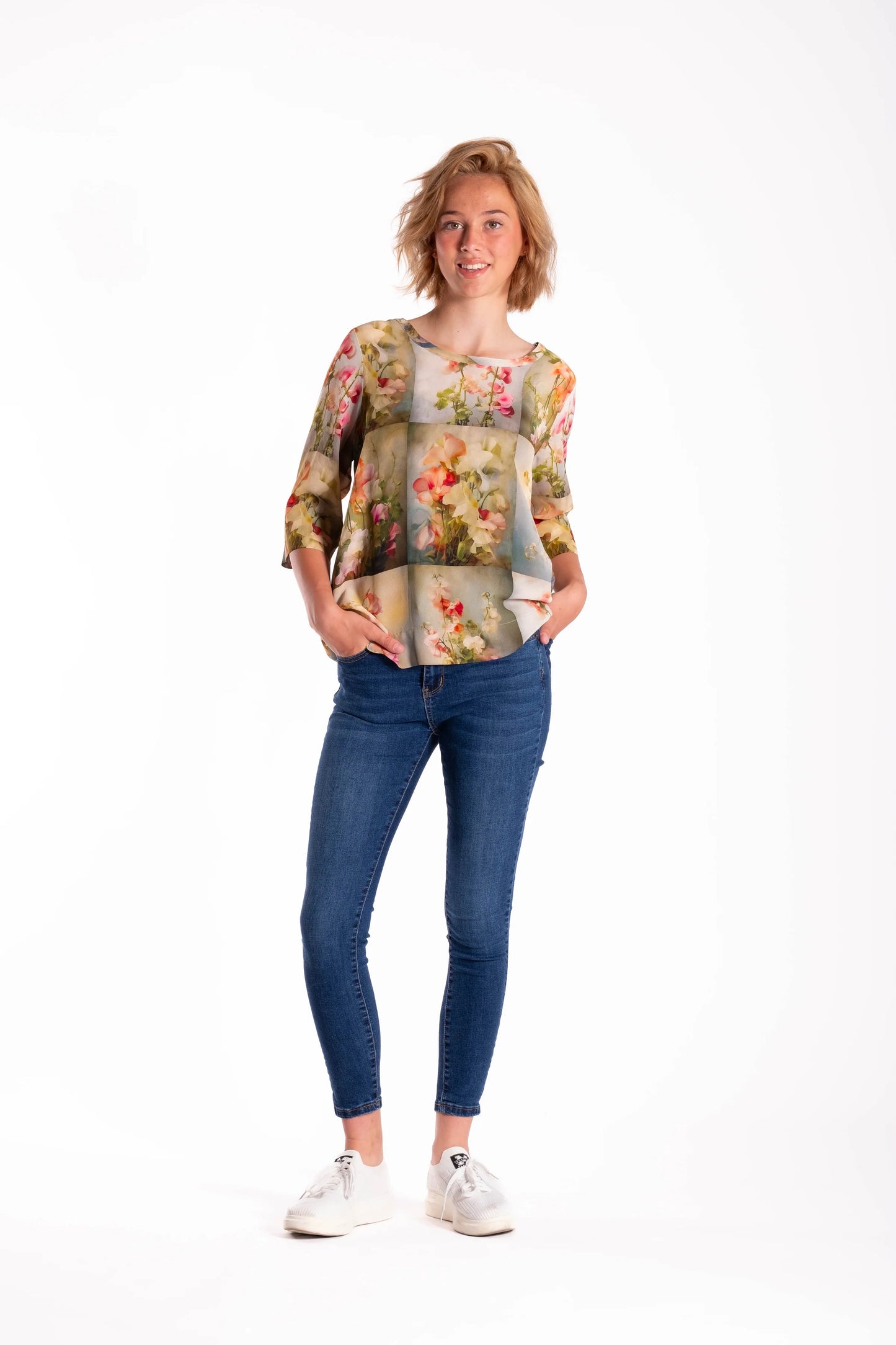 JELLICOE LATTICE TOP - SWEET PEA - THE VOGUE STORE