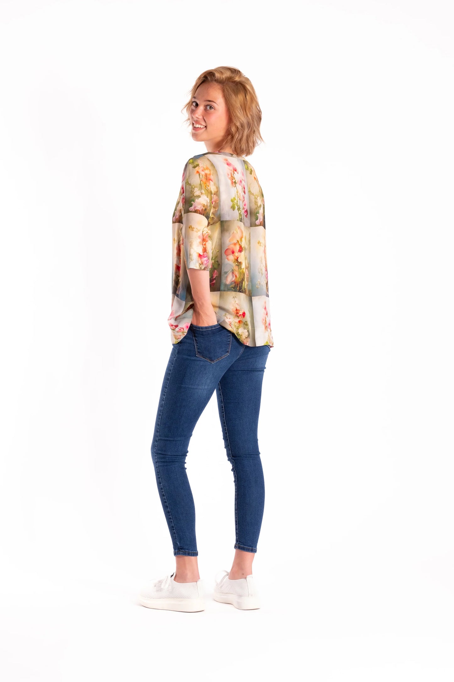JELLICOE LATTICE TOP - SWEET PEA - THE VOGUE STORE