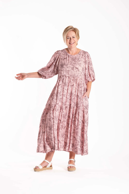 JELLICOE DELIGHT DRESS - MINI GARDEN - THE VOGUE STORE