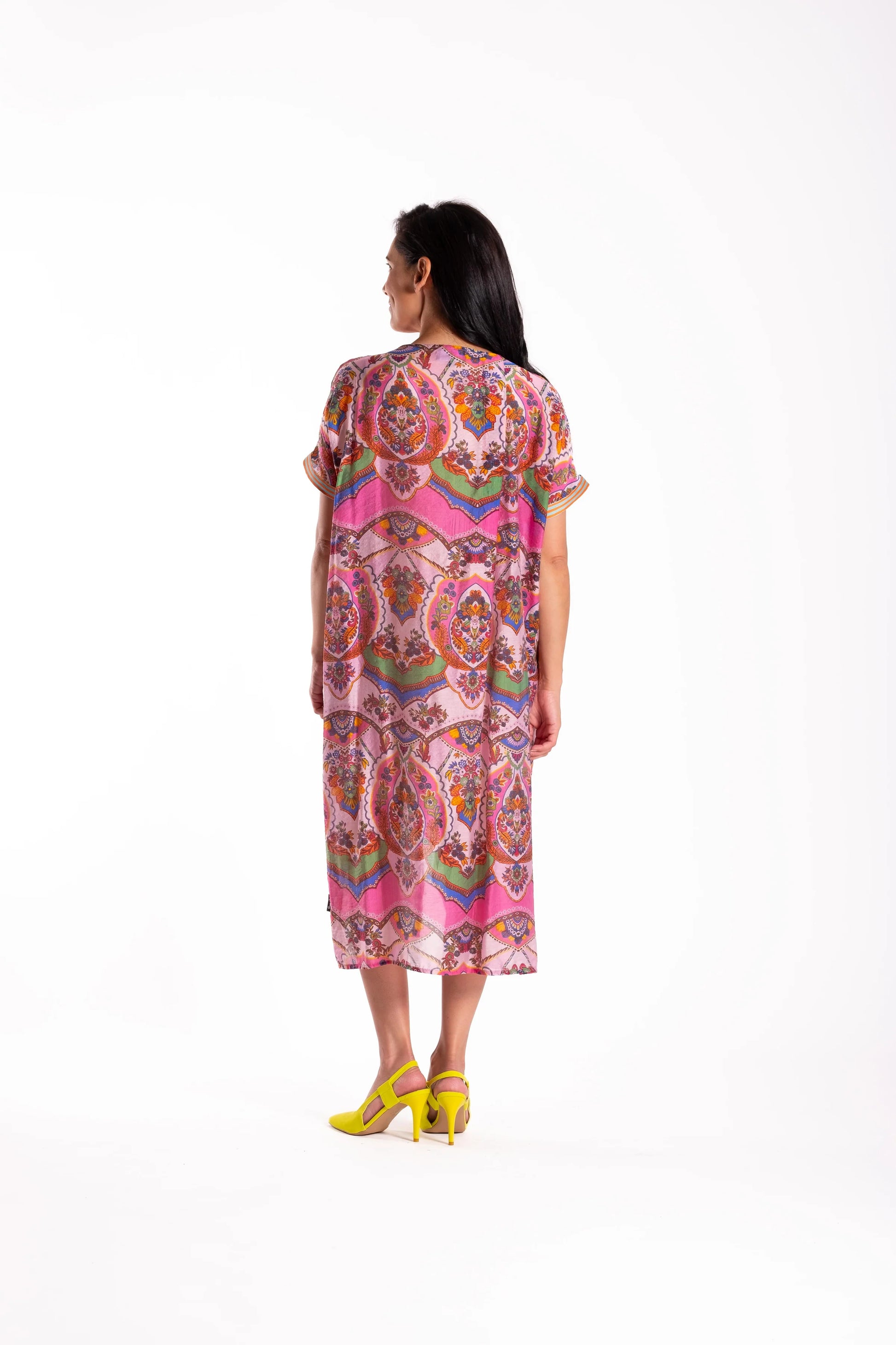 JELLICOE IMPRESSIONS DRESS - WALLPAPER - THE VOGUE STORE