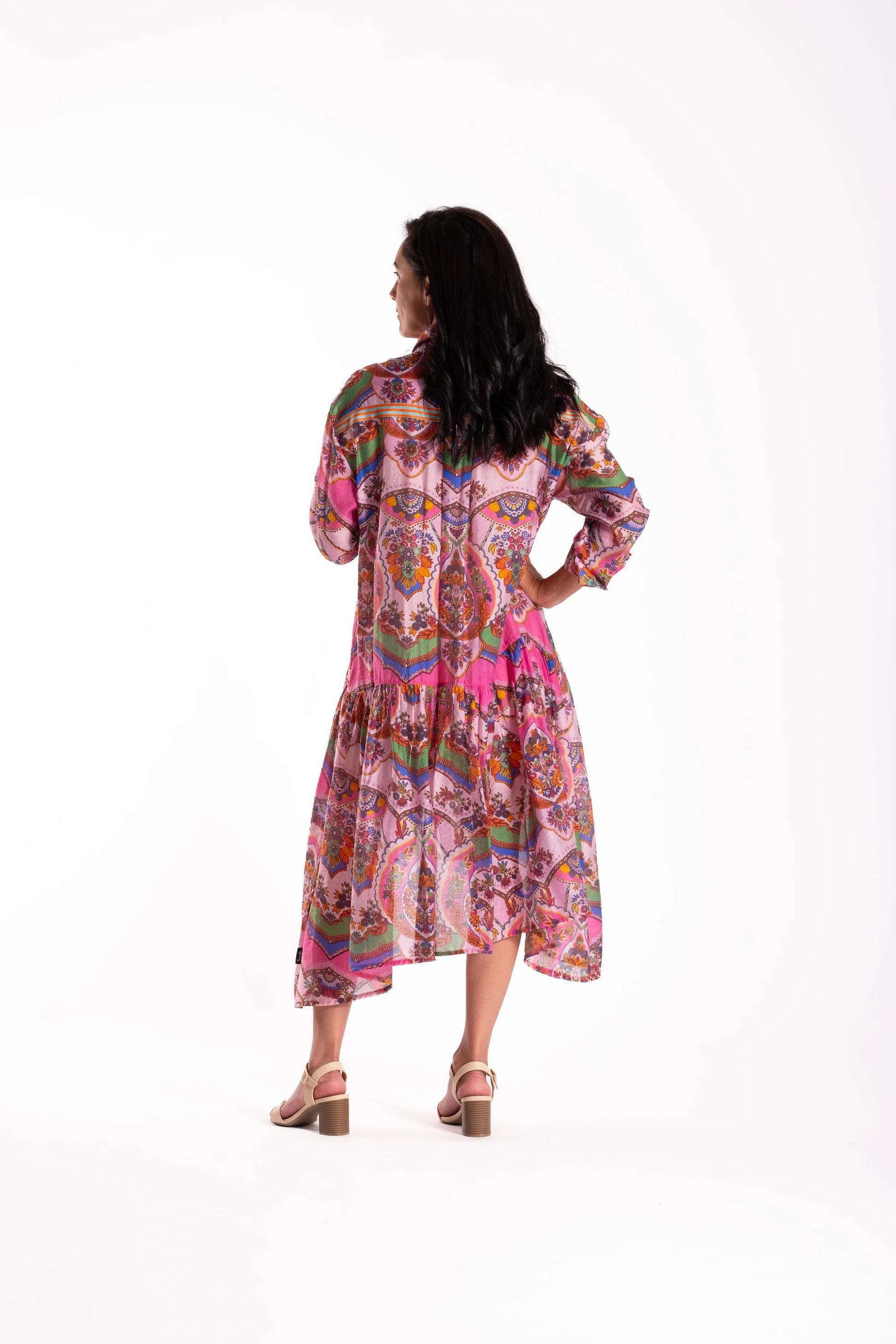 JELLICOE EMPIRE SHIRT DRESS - WALLPAPER - THE VOGUE STORE