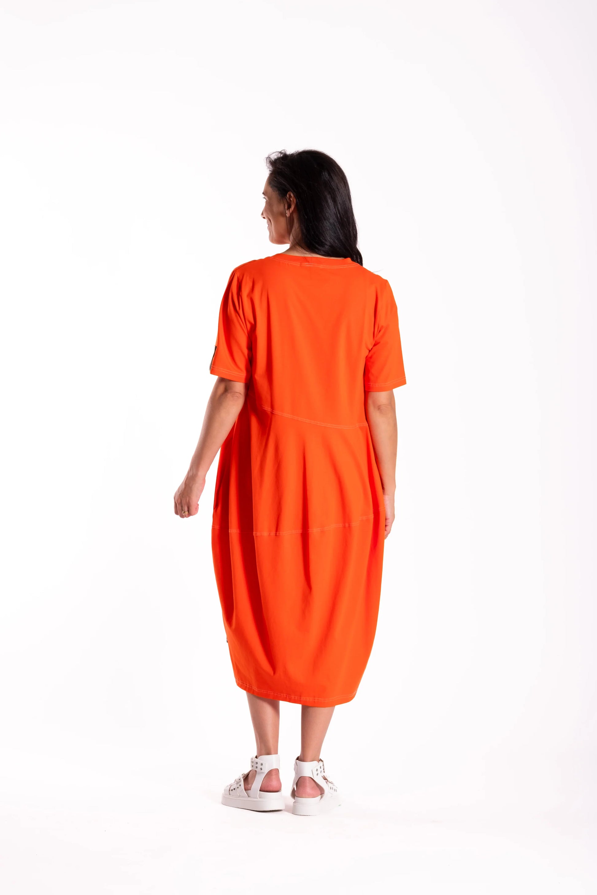 JELLICOE CHELSIE DRESS - ORANGE - THE VOGUE STORE