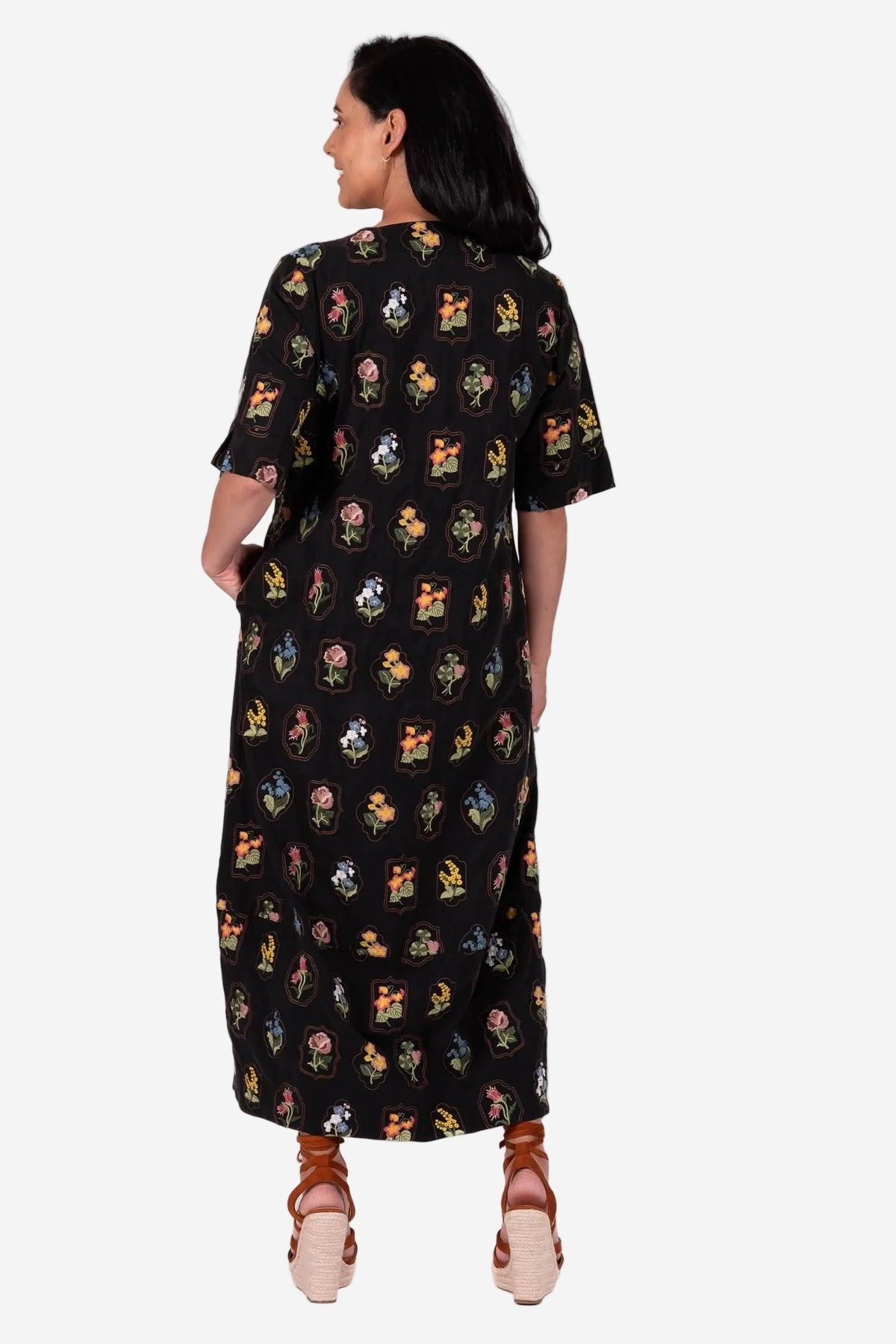 JELLICOE COCO DRESS - GARDEN MEDALLION - THE VOGUE STORE