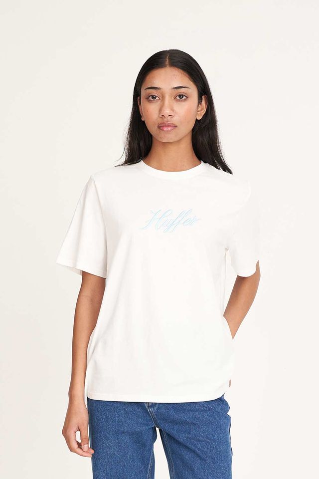 HUFFER CLASSIC TEE 170/RALLY - CHALK - THE VOGUE STORE