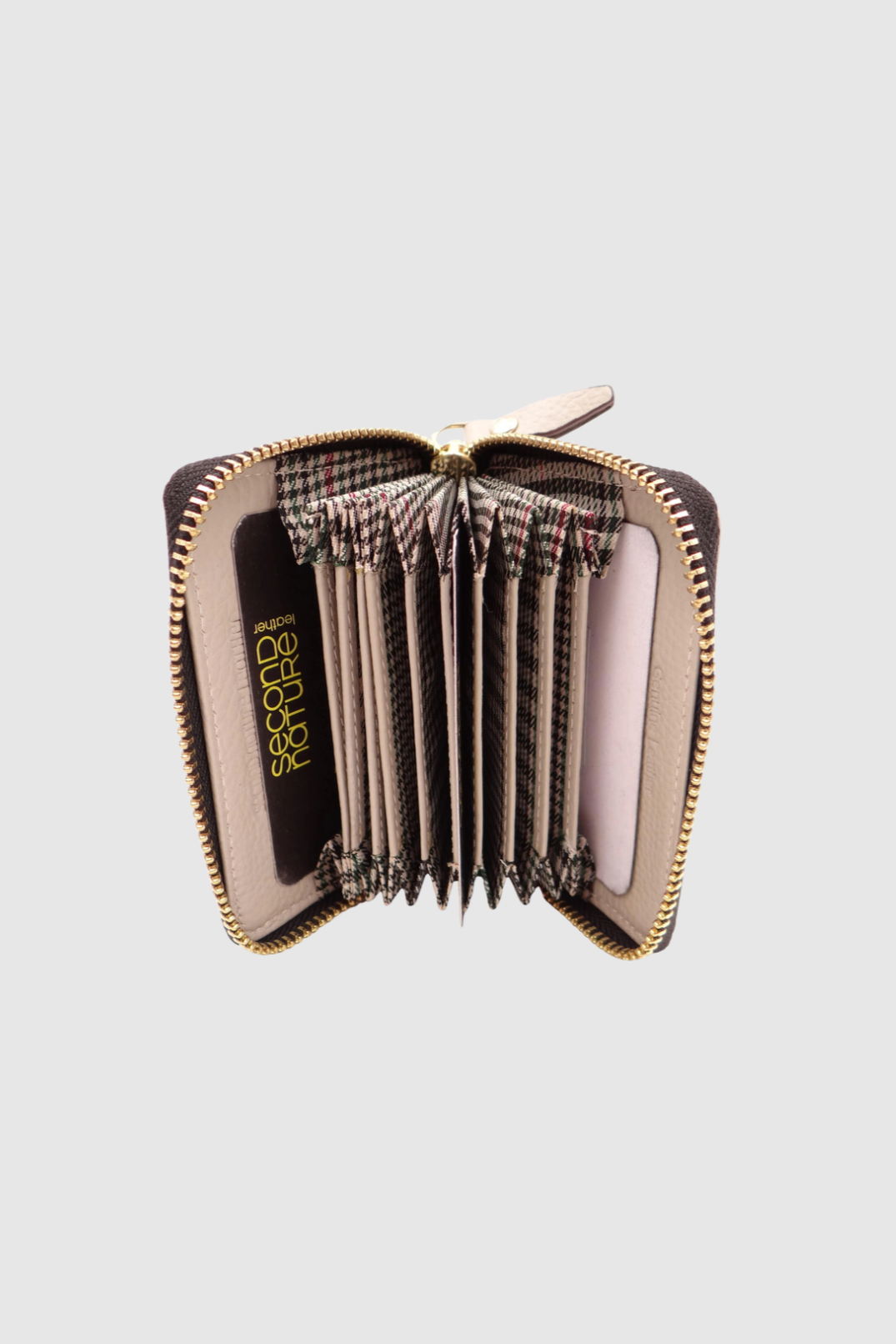 SECOND NATURE CARD WALLET - WILD OAT - THE VOGUE STORE
