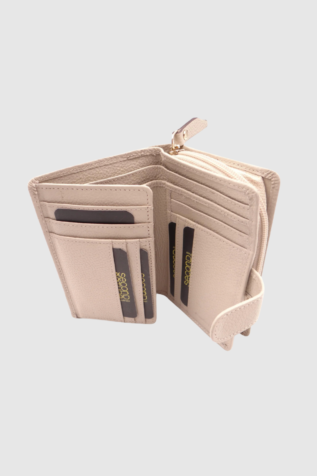SECOND NATURE LEATHER WALLET - WILD OAT - THE VOGUE STORE