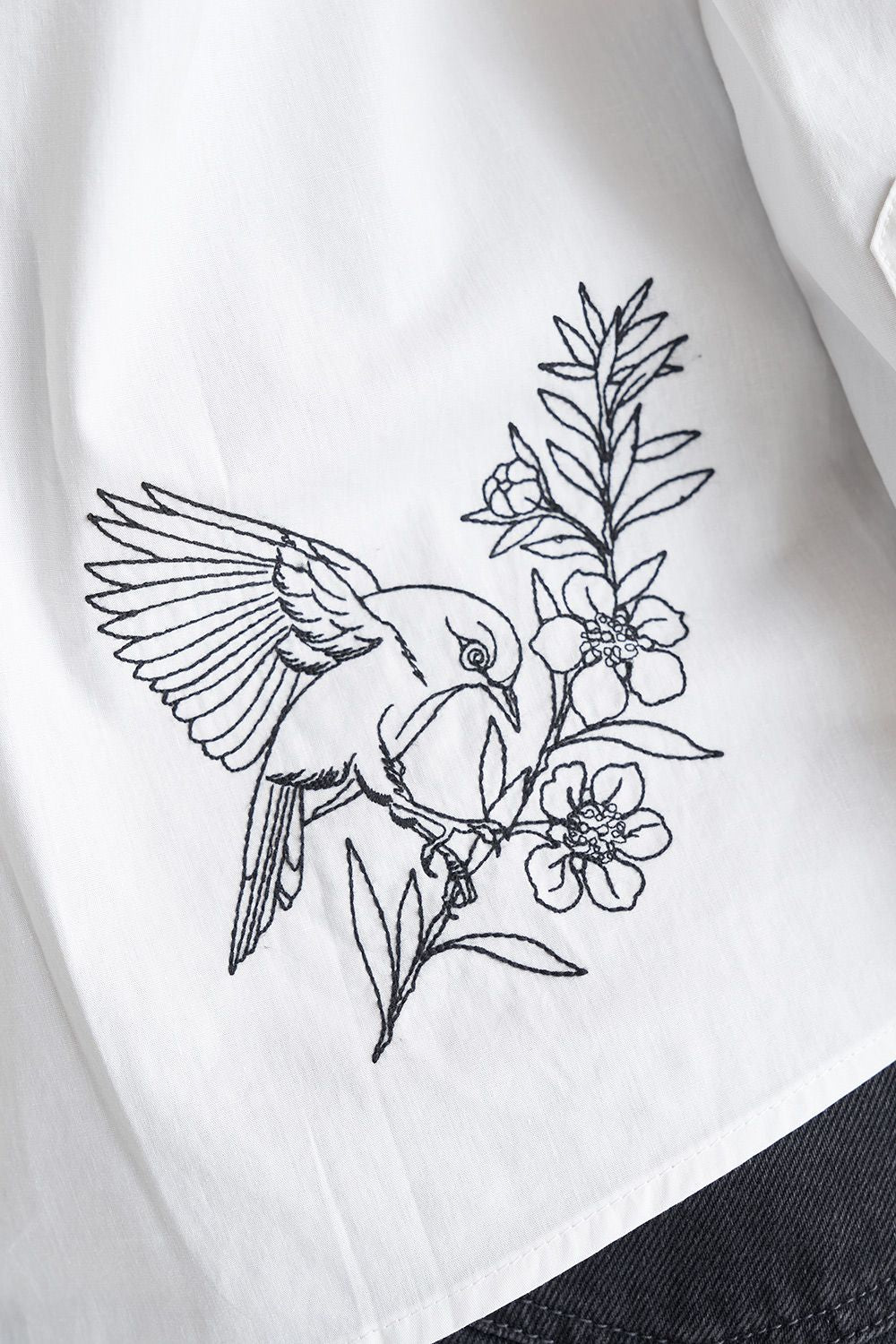 HUFFER INKED DAY SHIRT - CHALK