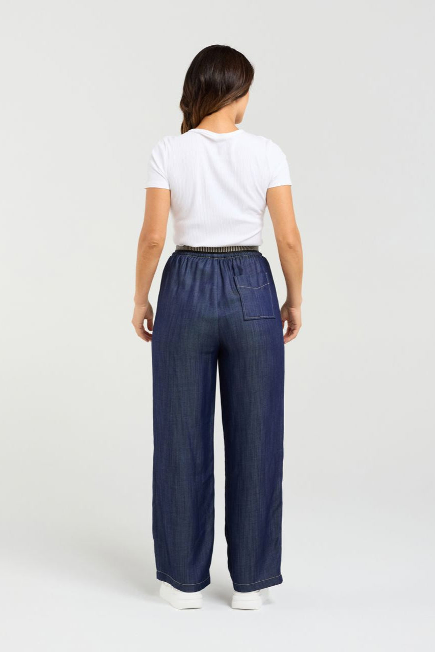 SEDUCE GIA PANT - DARK BLUE - THE VOGUE STORE