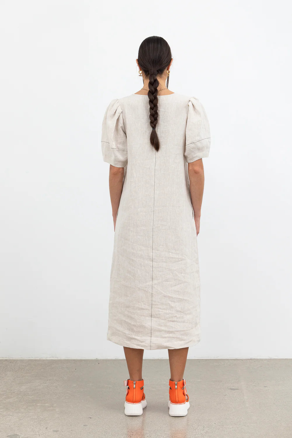 STYLE X LAB CHANCE DRESS - OATMEAL - THE VOGUE STORE
