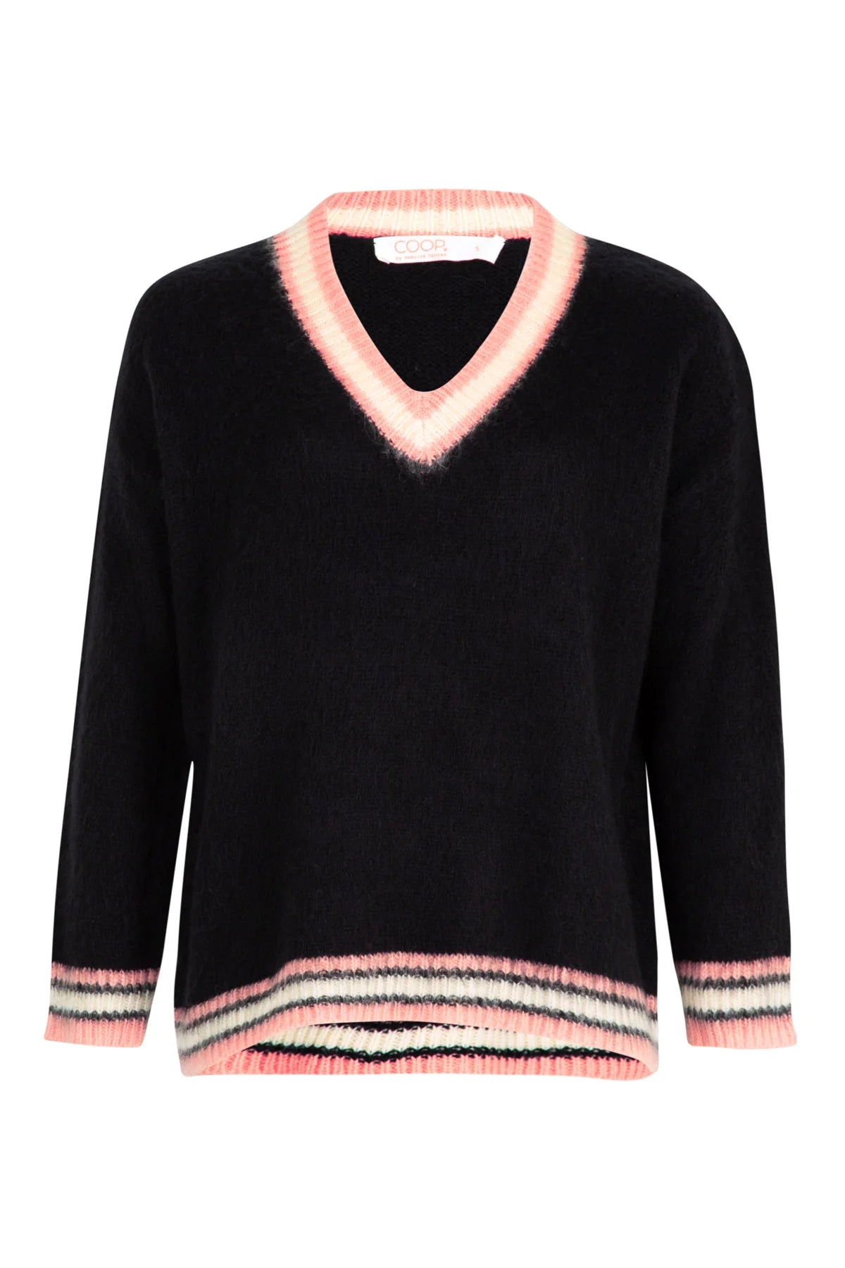 COOP VEE PARTY SWEATER - BLACK