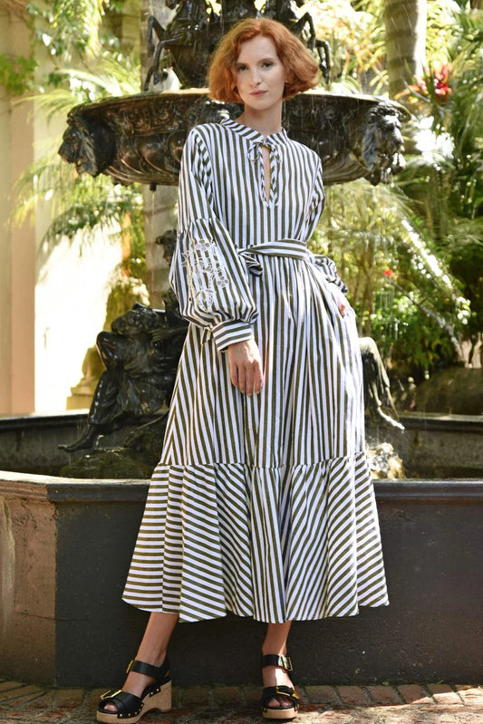 COOP CUT IT OUT DRESS - BLACK & WHITE - THE VOGUE STORE