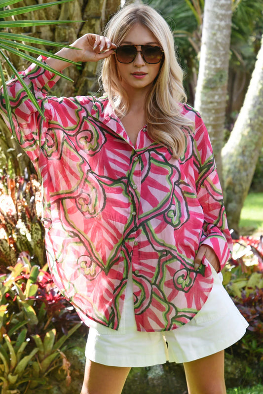 COOP EASY CHOICE SHIRT - PINK - THE VOGUE STORE