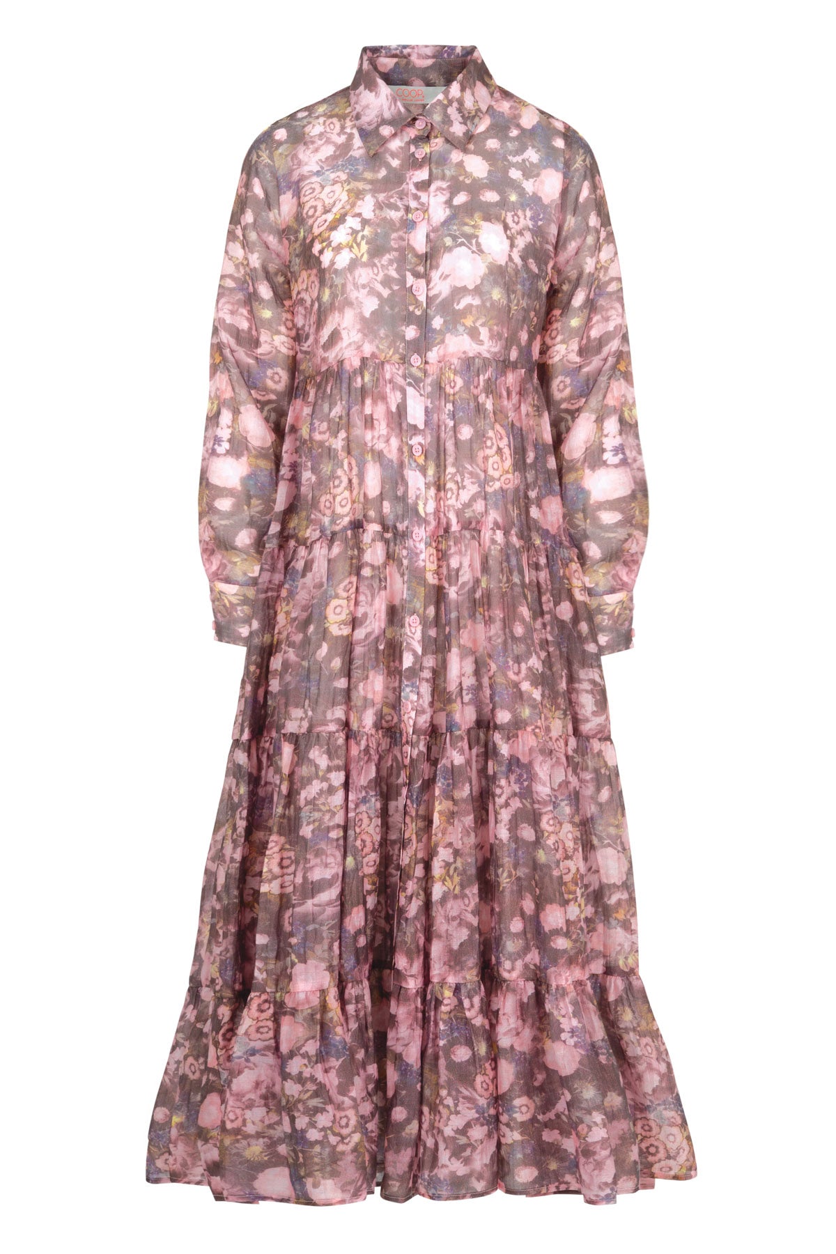 COOP SUN & THE SWOON DRESS - PINK & GREY - THE VOGUE STORE