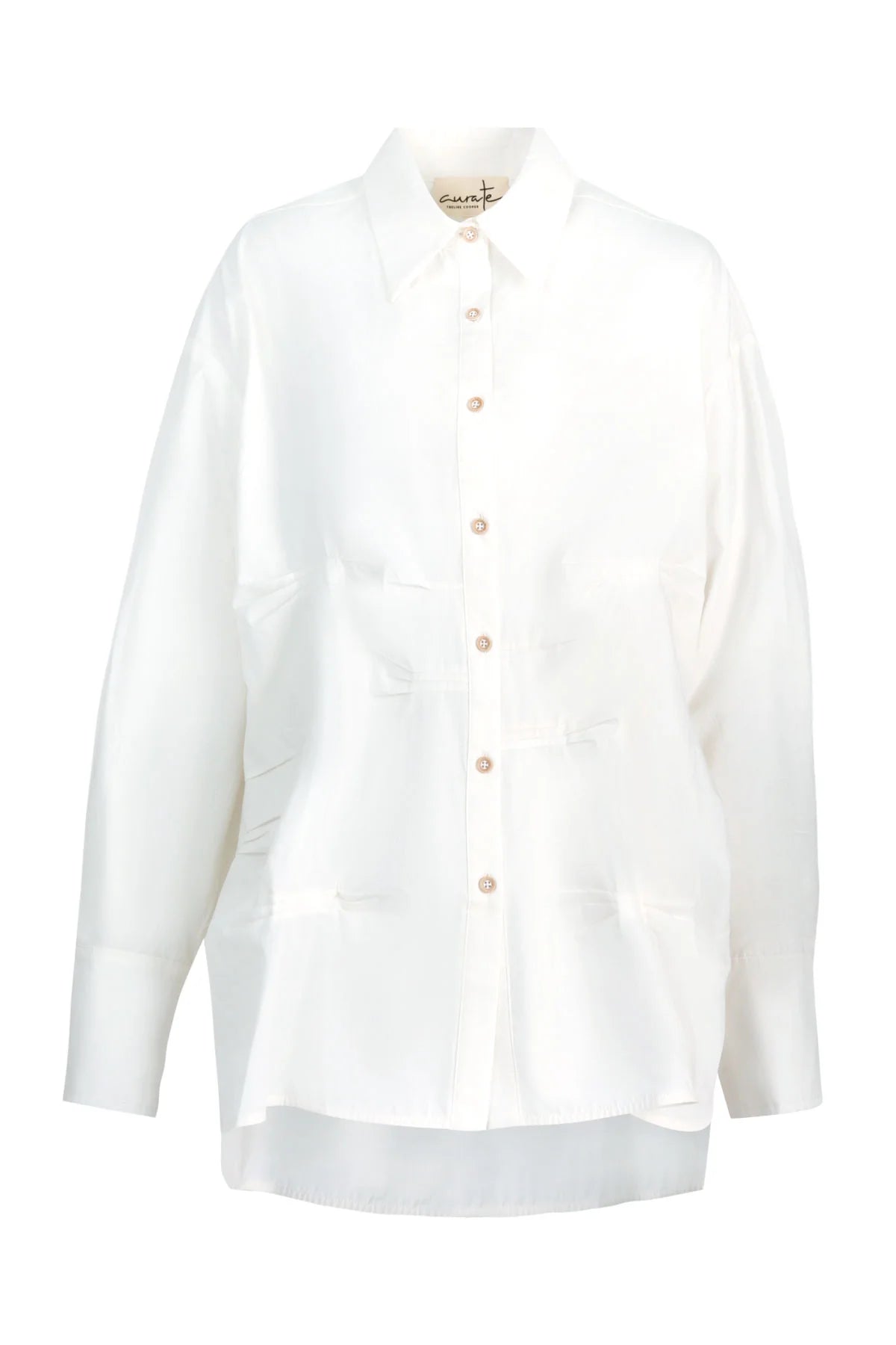 CURATE NEW CHAPTER SHIRT - WHITE - THE VOGUE STORE
