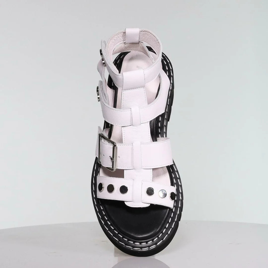 MINX COVE - WHITE/SILVER HARDWARE - THE VOGUE STORE