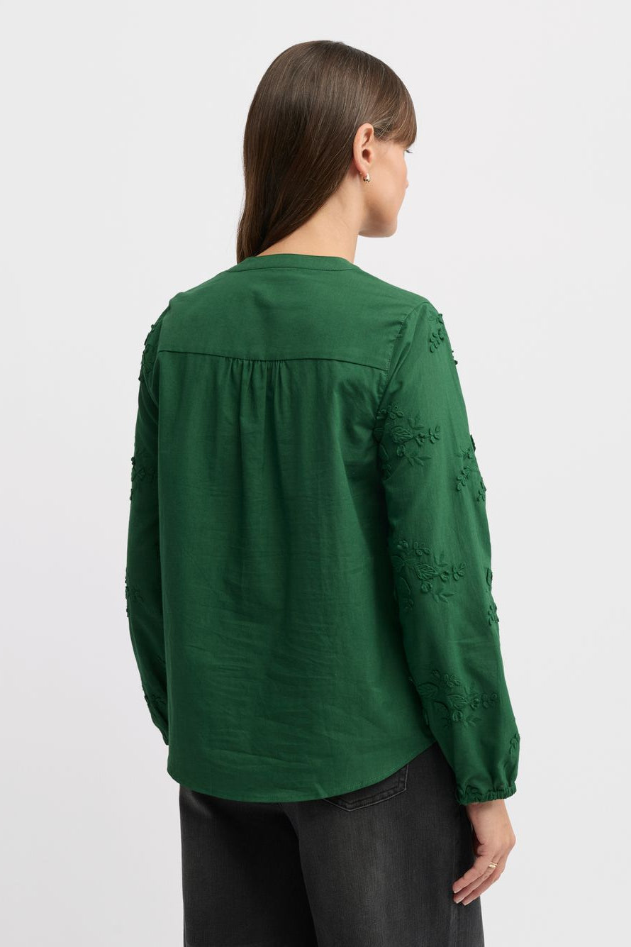 YARRA TRAIL DAINTY SHIRT - CLOVER - THE VOGUE STORE